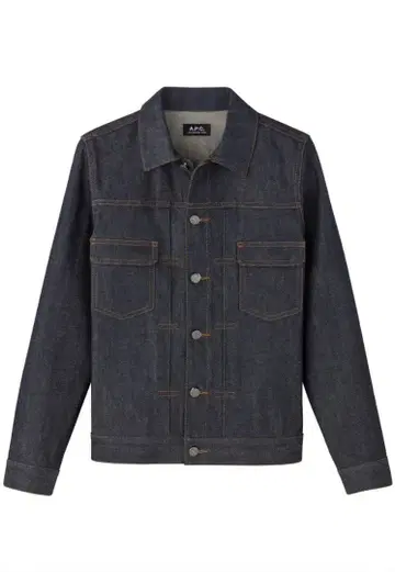 A.P.C. 다크 데님 데님 자켓