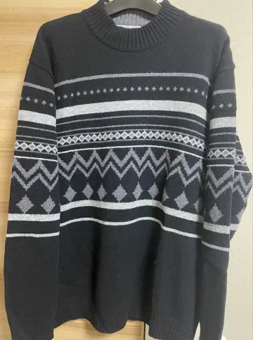 새상품 Charee Braver 니트 울 혼방 일본제 4 (XL)