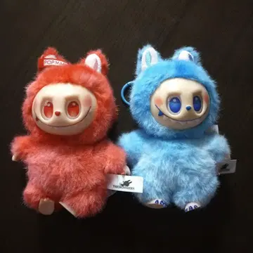 POP MART 몬스터 봉제 인형 2체 세트