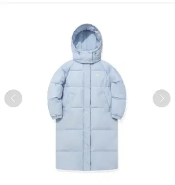 KIRSH 롱 페디 다운 다운 코트 스카이블루