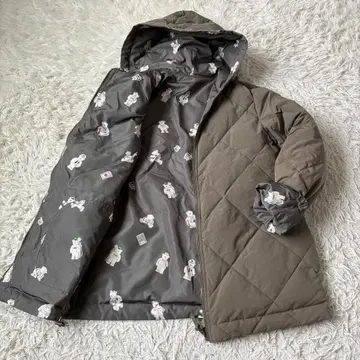 NONNON 마드모아젤 논논 테디베어 다운 자켓 리버서블