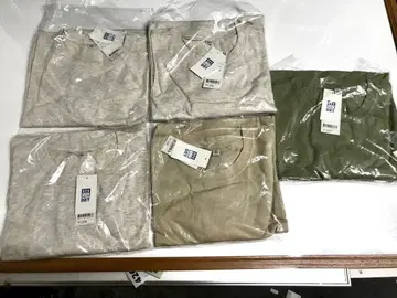 유니클로 반팔 크루넥 T셔츠 XXL 사이즈 5장 새상품 6693