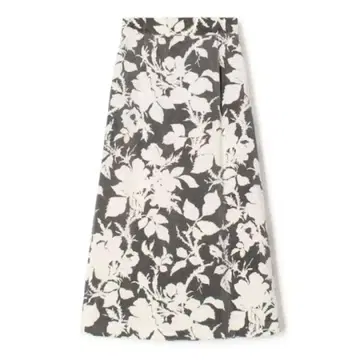 미착용 새상품 24A/W 투모로우랜드 코듀로이 프린트 I라인 스커트