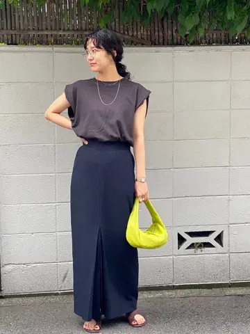 투데이풀 트윌 슬릿 스커트