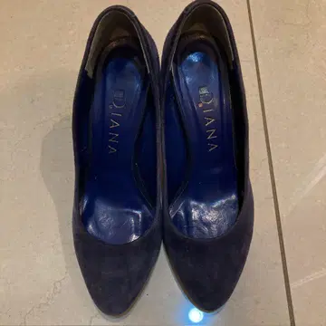 Diana 네이비 스웨이드 하이힐 22cm