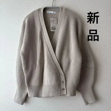 2025 새상품 NOBLE 편직 카슈쿨 풀오버 니트 그레이 B