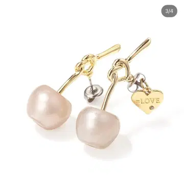 =LOVE 이코러브 미리냐 Liquem 체리 귀걸이