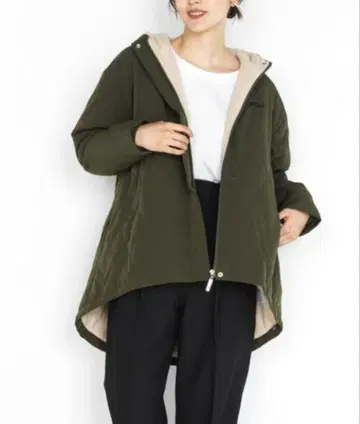 FILA 보아 안감 프리 퀼팅 코트