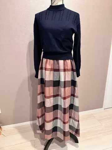 BLUE LABEL CRESTBRIDGE 긴팔 니트 원피스