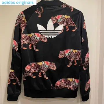 레어 adidas originals 애니멀 무늬 트랙 자켓 (여성용)