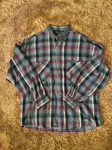 BON HOMME 체크 셔츠 L