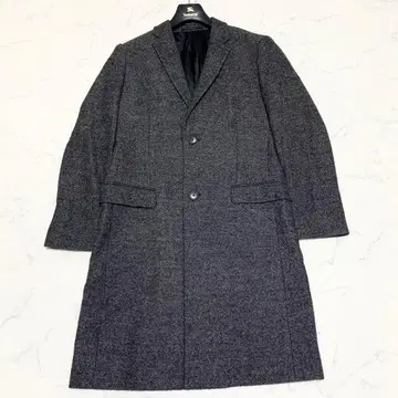 띠어리 알파카 트위드 체스터 코트