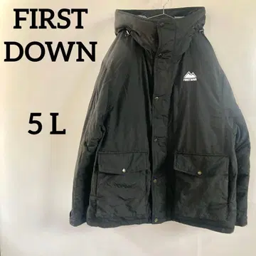 FIRST DOWN 3M 신살레이트 패딩 자켓 5L 블랙