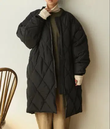 Chillfar 롱 기장 충전솜 다운 코트