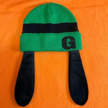 새상품급 디즈니 구피 귀 달린 니트 모자 비니 58cm