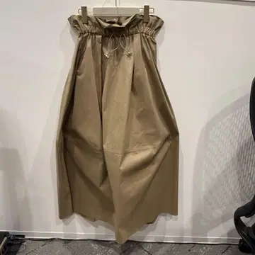 새상품 드로우 스트링 개더 SK (베이지)