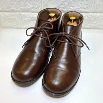 BIRKENSTOCK 처카 부츠 40 26cm 브라운 가죽 가죽 신발