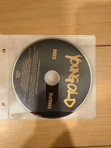 SixTONES YOUNG GOLD 디스크 5 6 세트