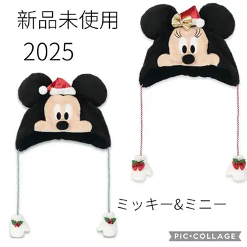[ 미사용 새상품 ] 디즈니 팬캡 미키 미니 크리스마스2025