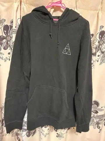 HUF 블랙 후드티 L 사이즈