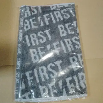 BE:FIRST 로고 자카드 페이스 타월