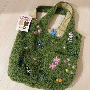 지브리 파크 한정판 대창고 모험비행단 이웃집 토토로 리버서블 미니백