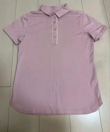 캘러웨이 피케 셔츠 핑크 M