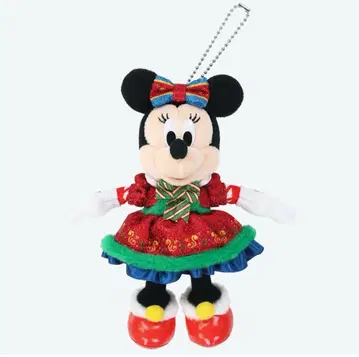 디즈니 크리스마스 2025 미니 마우스 인형 배지