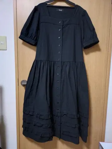 핑크하우스 PINK HOUSE 클래식 포플린 원피스 블랙