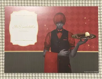 문자화 THE 더캐릭터 카페 런치 매트 빨간 우산의 남자