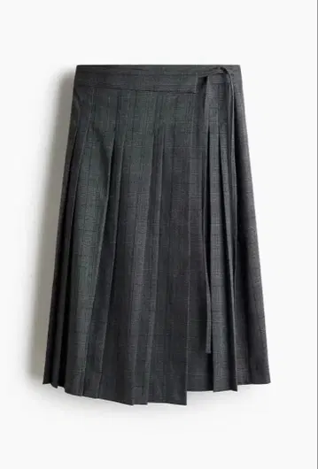 H&M 플리츠 랩스커트 34 사이즈 미사용 새상품