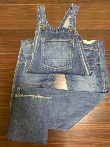 EVISU 데님 오버롤 빈티지