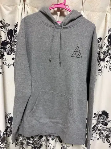 HUF 그레이 후드티 L 사이즈