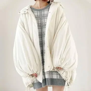 Heather 몬스터 코트 블루종