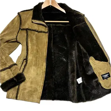 00s tornado mart leather fur jacket