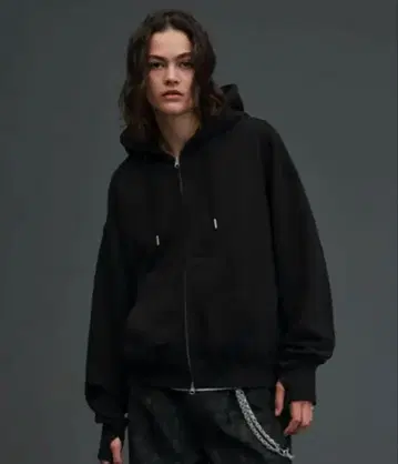 Heavy weight double zip-up hoodie 사이즈 2