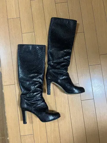 세르지오로시 롱 부츠 하이힐