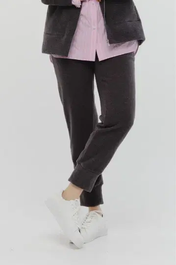 yori Warm 조거 팬츠 라이트 그레이 38