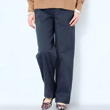 벨메종 뒷면 면 소재 따뜻한 소프트 와이드 팬츠 M