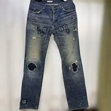 NUMBER(N)INE 01AW STANDARD 기간 그런지 데님 팬츠