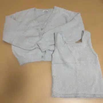 가디건 탱크탑 세트 새상품 택 없음