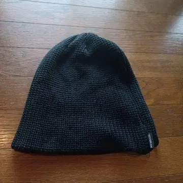 BIG WATCH 블랙 니트 모자, 루즈한 사이즈