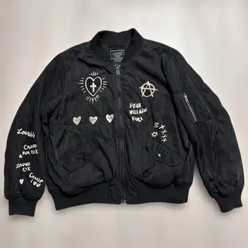 Candy Stripper MA-1 블랙 사이즈 1 aiko 착용품