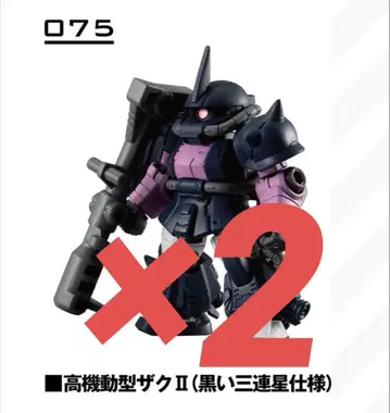 2체 세트 모빌슈트 앙상블 12 기동동형 자크 II 검은 삼연성 사양