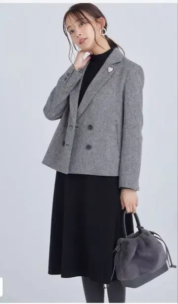 시크 트위드 자켓 온워드 쿠미쿄쿠