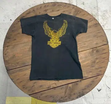 Harley-Davidson 티셔츠 블랙 70s