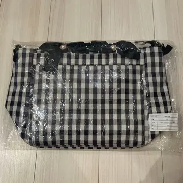 [ 미사용 새상품 ] 자카마토 A4 이타백 이타백 체크 블랙