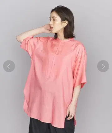 BEAUTY&YOUTH UNITEDARROWS 트윌 백 오픈 블라우스