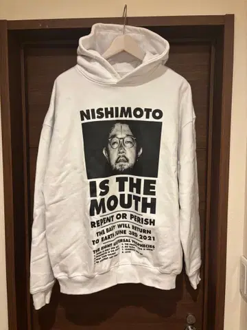 NISHIMOTO IS THE MOUTH 후드티 L 사이즈