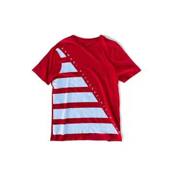 ARMANI EXCHANGE NYC 스트라이프 티셔츠